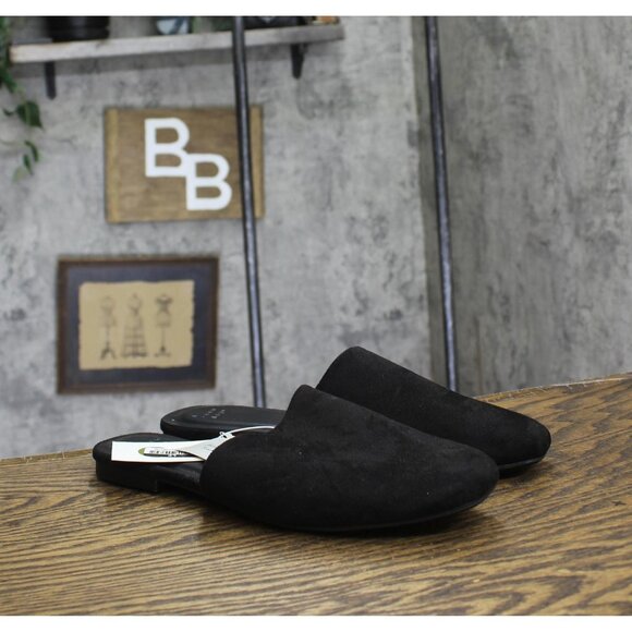 A New Day Womens Thea Mule Flats 85211326 Black 11M - Picture 1 of 10